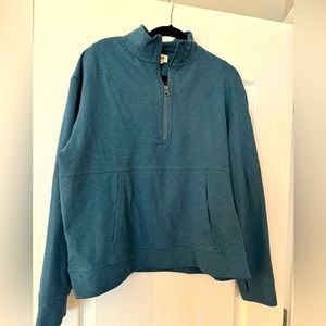 Pact quarter zip blue Women’s XL
